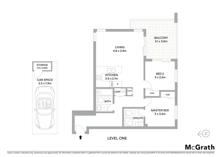 Floorplan of Homely apartment listing, 10/1 Mactier Street, Narrabeen NSW 2101