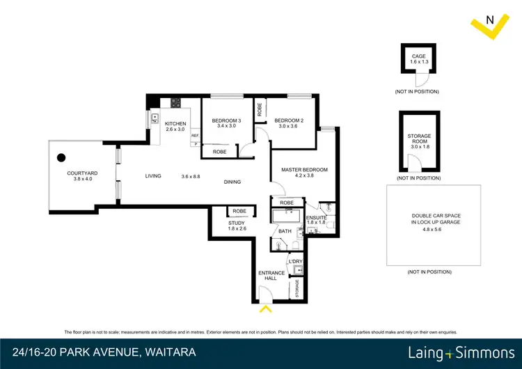 Floorplan of Homely unit listing, 24/16-20 Park Avenue, Waitara NSW 2077