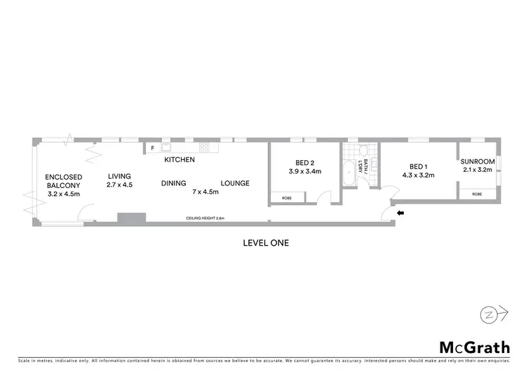 Floorplan of Homely apartment listing, 3/7 Kenneth Street, Tamarama NSW 2026