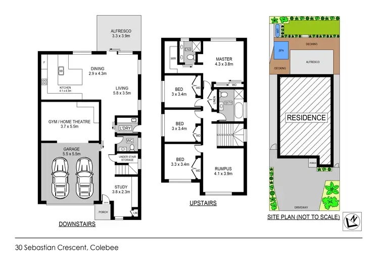 Floorplan of Homely house listing, 30 Sebastian Crescent, Colebee NSW 2761