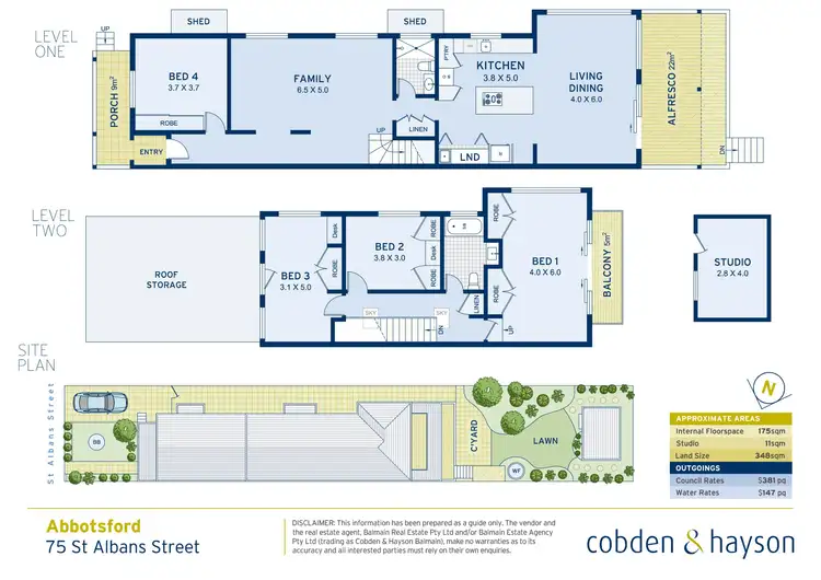 Floorplan of Homely house listing, 75 St Albans Street, Abbotsford NSW 2046