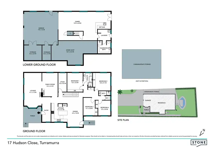 Floorplan of Homely house listing, 17 Hudson Close, Turramurra NSW 2074