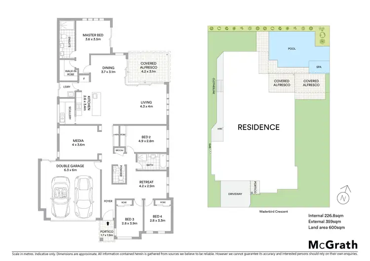 Floorplan of Homely house listing, 23 Waderbird Crescent, Pelican Waters QLD 4551