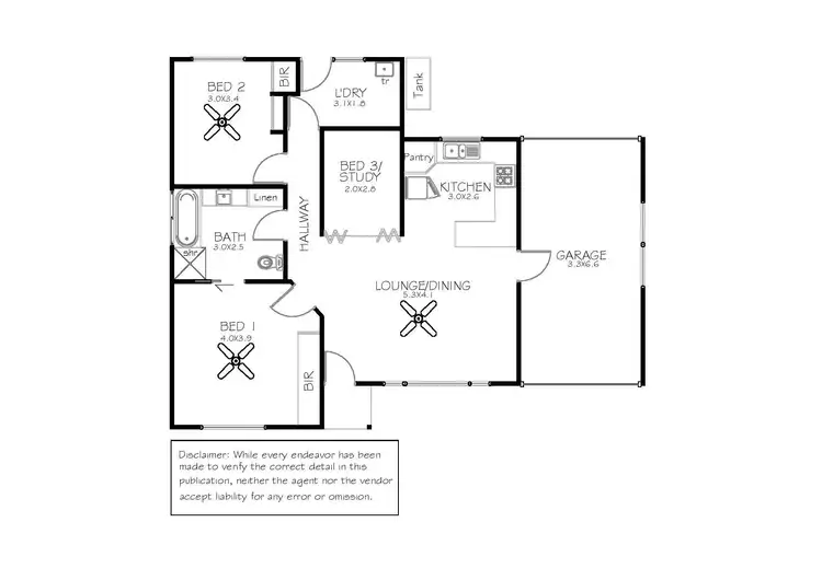 Floorplan of Homely house listing, 6/21 Hall Street, Port Lincoln SA 5606