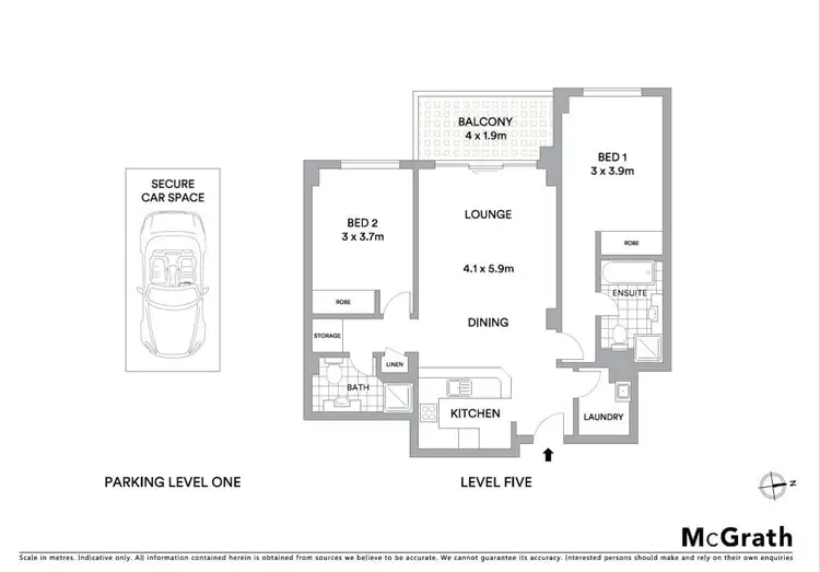 Floorplan of Homely apartment listing, 67/121 Pacific Highway, Hornsby NSW 2077