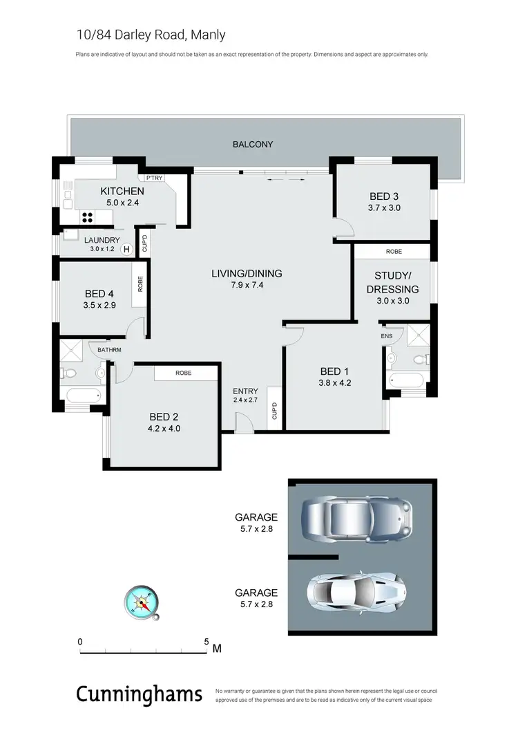 Floorplan of Homely apartment listing, 10/84 Darley Road, Manly NSW 2095