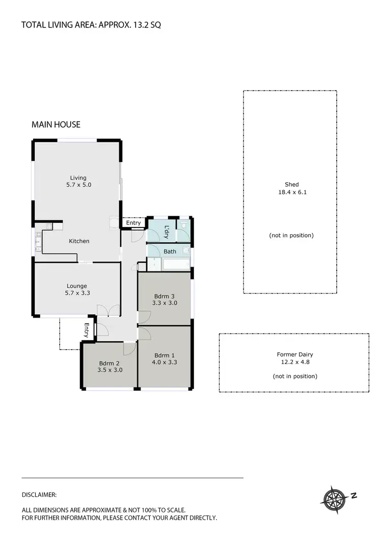 Floorplan of Homely house listing, 430 Millers Road, Blowhard VIC 3352