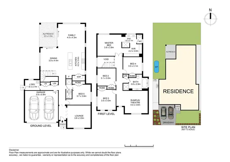 Floorplan of Homely house listing, 5 Lunar Crescent, Schofields NSW 2762