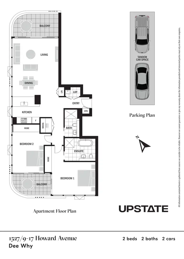 Floorplan of Homely apartment listing, 1527/17 Howard Avenue, Dee Why NSW 2099