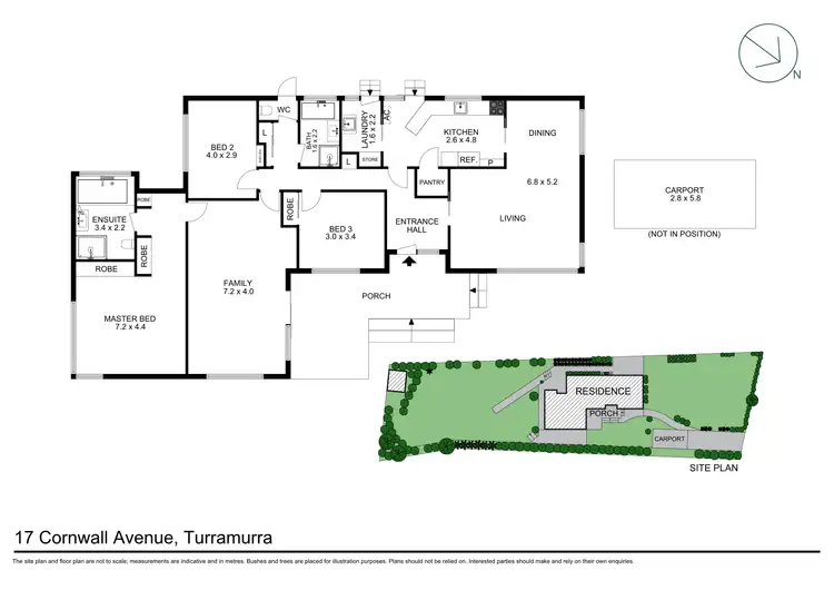 Floorplan of Homely house listing, 17 Cornwall Avenue, Turramurra NSW 2074