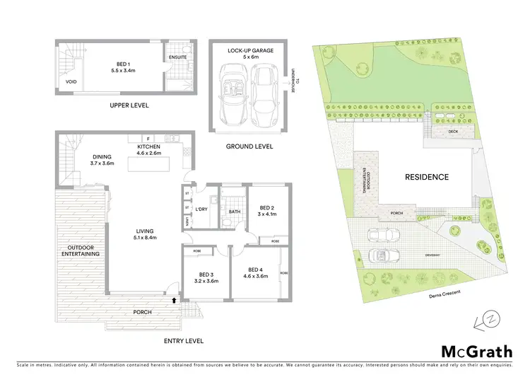 Floorplan of Homely house listing, 7 Derna Crescent, Allambie Heights NSW 2100