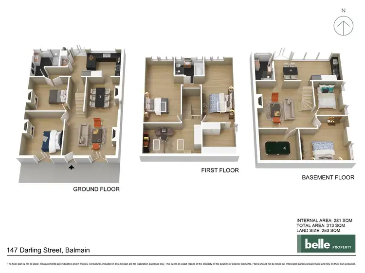 Floorplan of Homely house listing, 147 Darling Street, Balmain NSW 2041