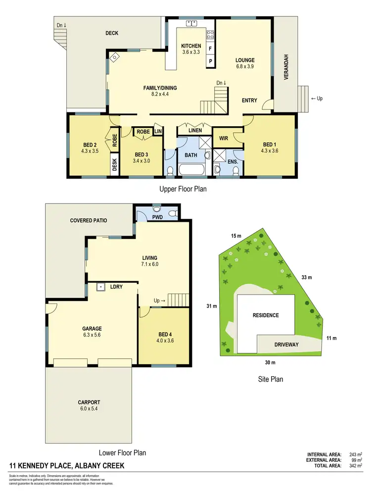 Floorplan of Homely house listing, 11 Kennedy Place, Albany Creek QLD 4035