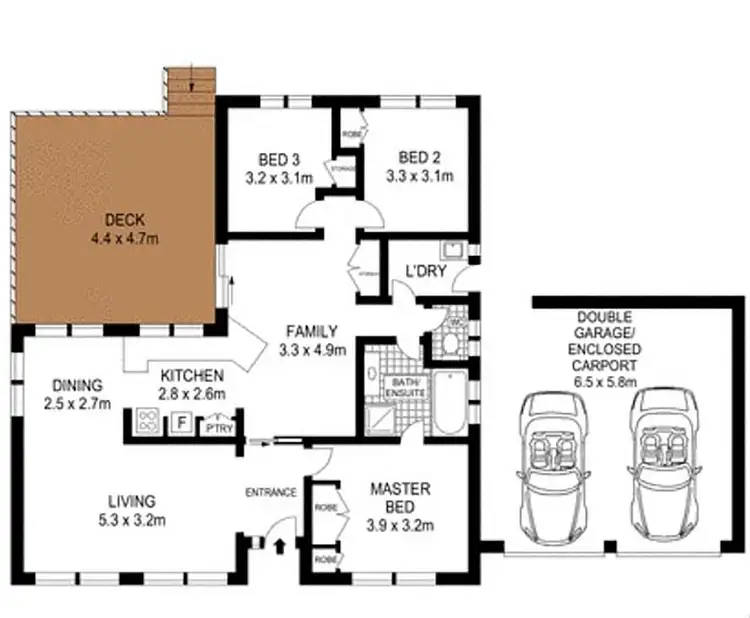 Floorplan of Homely house listing, 151 Knoke Avenue, Gordon ACT 2906