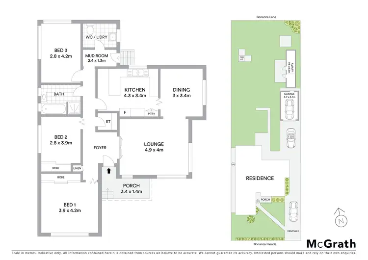 Floorplan of Homely house listing, 34 Bonanza Parade, Sans Souci NSW 2219