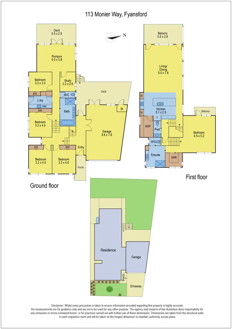 Floorplan of Homely house listing, 113 Monier Way, Fyansford VIC 3218
