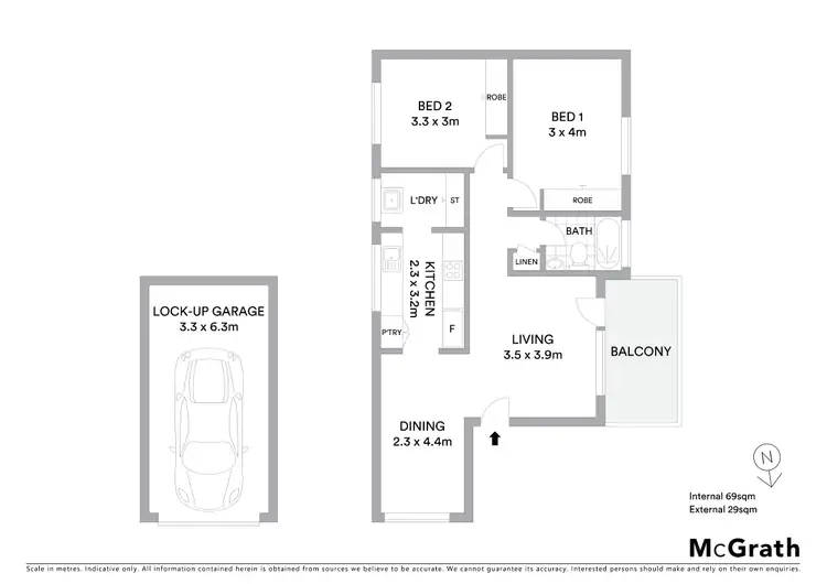 Floorplan of Homely unit listing, 20/17 Payne Street, Mangerton NSW 2500