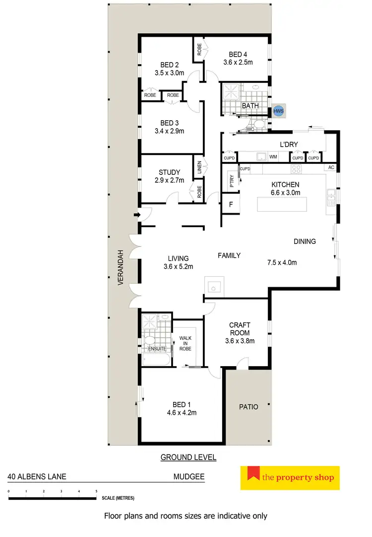Floorplan of Homely house listing, 40 Albens Lane, Mudgee NSW 2850