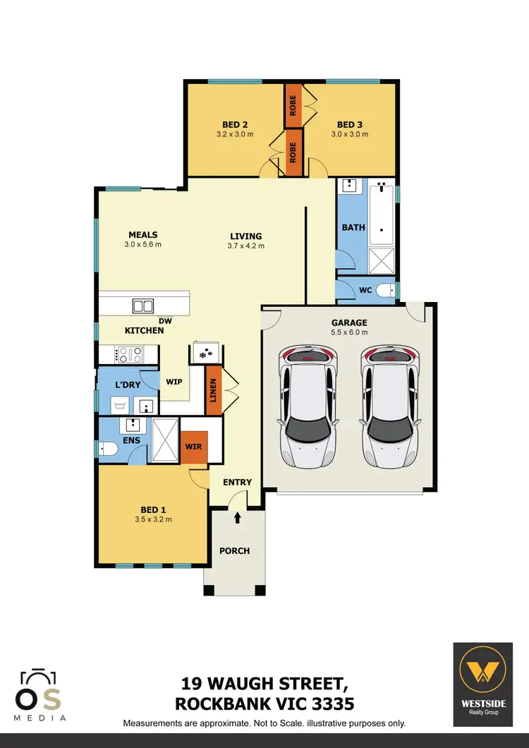 Floorplan of Homely house listing, 19 Waugh Street, Rockbank VIC 3335