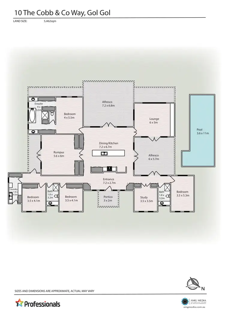 Floorplan of Homely house listing, 10 The Cobb & Co Way, Gol Gol NSW 2738