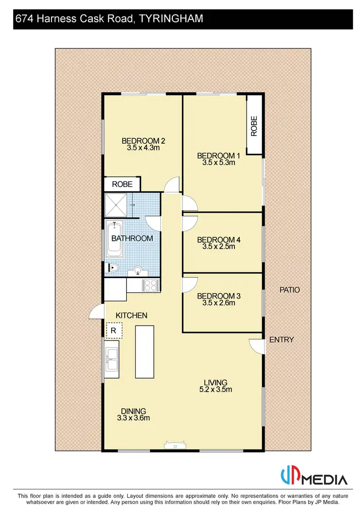 Floorplan of Homely house listing, 674 Harness Cask Road, Tyringham NSW 2453
