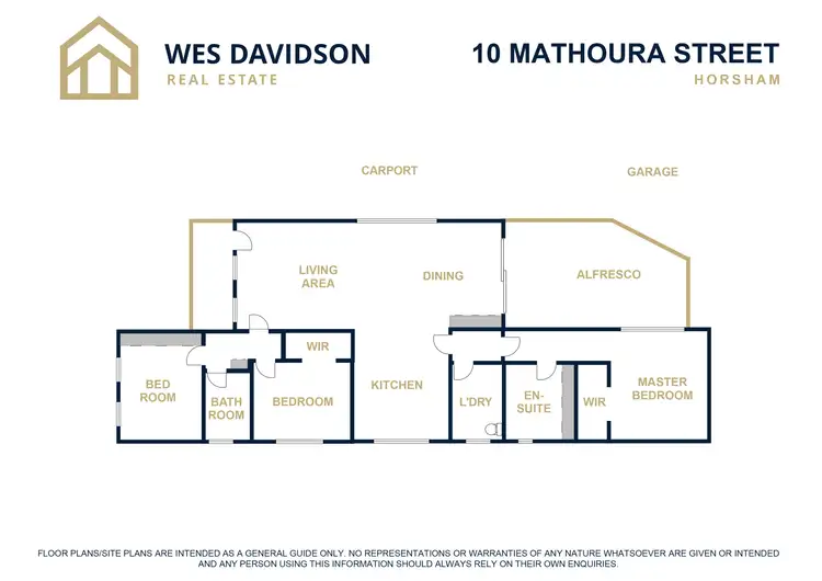 Floorplan of Homely house listing, 10 Mathoura Street, Horsham VIC 3400