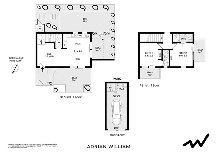 Floorplan of Homely townhouse listing, 3/50-52 Fotheringham Street, Enmore NSW 2042