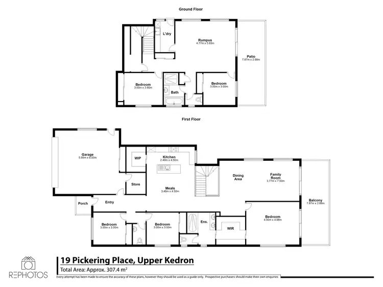 Floorplan of Homely house listing, 19 Pickering Place, Upper Kedron QLD 4055