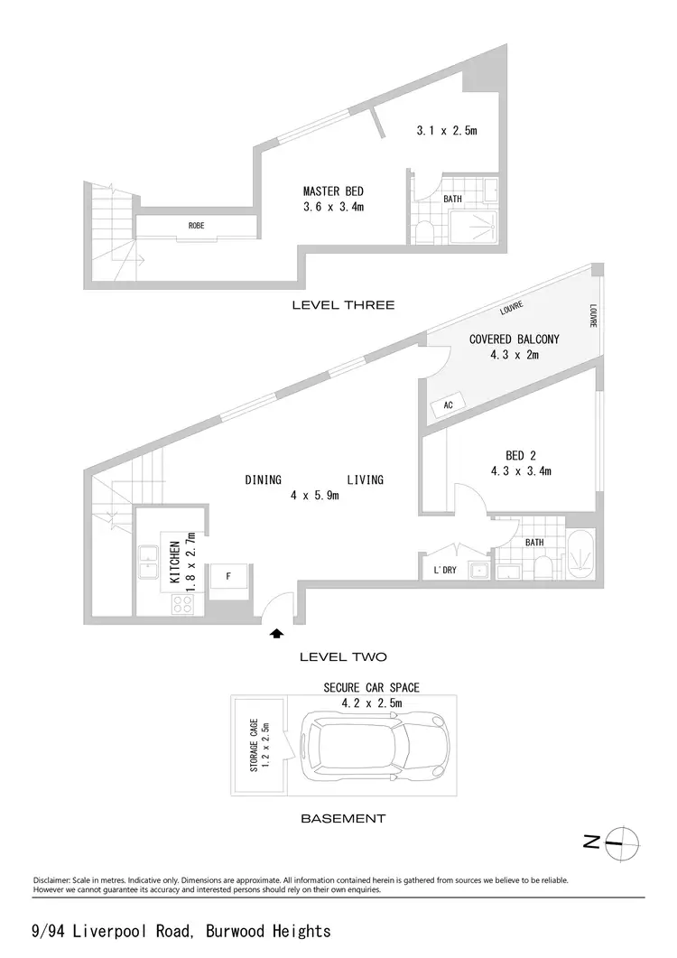 Floorplan of Homely apartment listing, 9/94 Liverpool Road, Burwood Heights NSW 2136