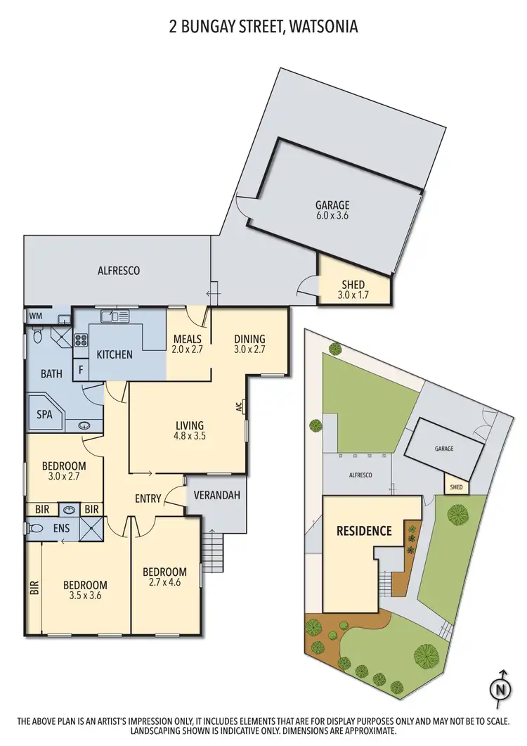Floorplan of Homely house listing, 2 Bungay Street, Watsonia VIC 3087