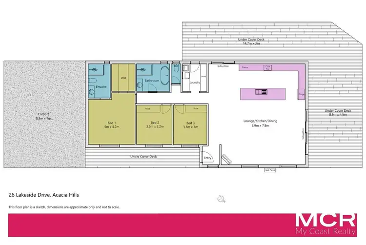 Floorplan of Homely house listing, 26 Lakeside Drive, Acacia Hills TAS 7306