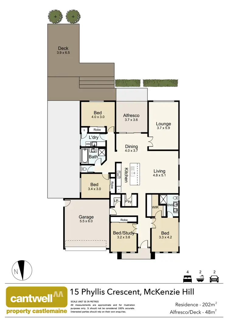 Floorplan of Homely house listing, 15 Phyllis Crescent, Mckenzie Hill VIC 3451