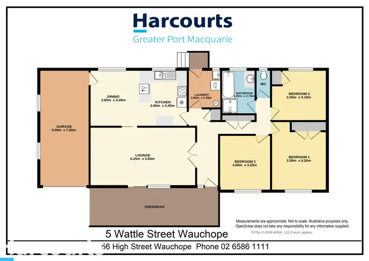 Floorplan of Homely house listing, 5 Wattle Street, Wauchope NSW 2446