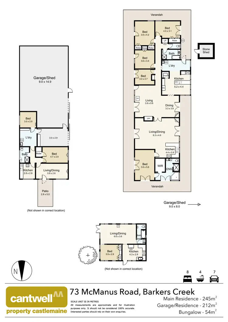Floorplan of Homely house listing, 73 McManus Road, Barkers Creek VIC 3451