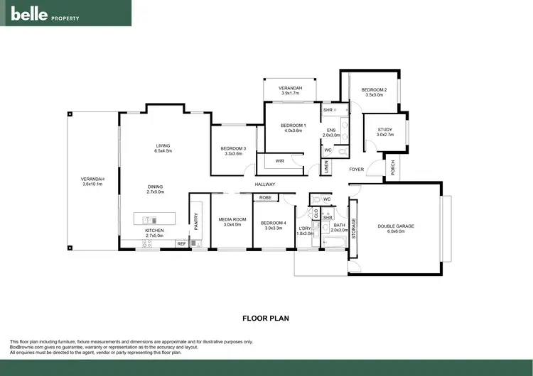 Floorplan of Homely house listing, 21 Camelot Court, Bli Bli QLD 4560