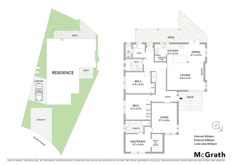 Floorplan of Homely unit listing, 1/1 Pickett Crescent, Belmont VIC 3216