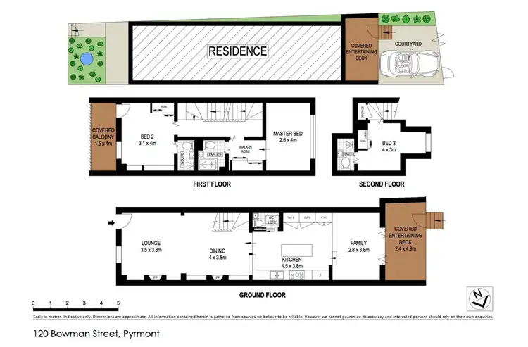Floorplan of Homely terrace listing, 120 Bowman Street, Pyrmont NSW 2009