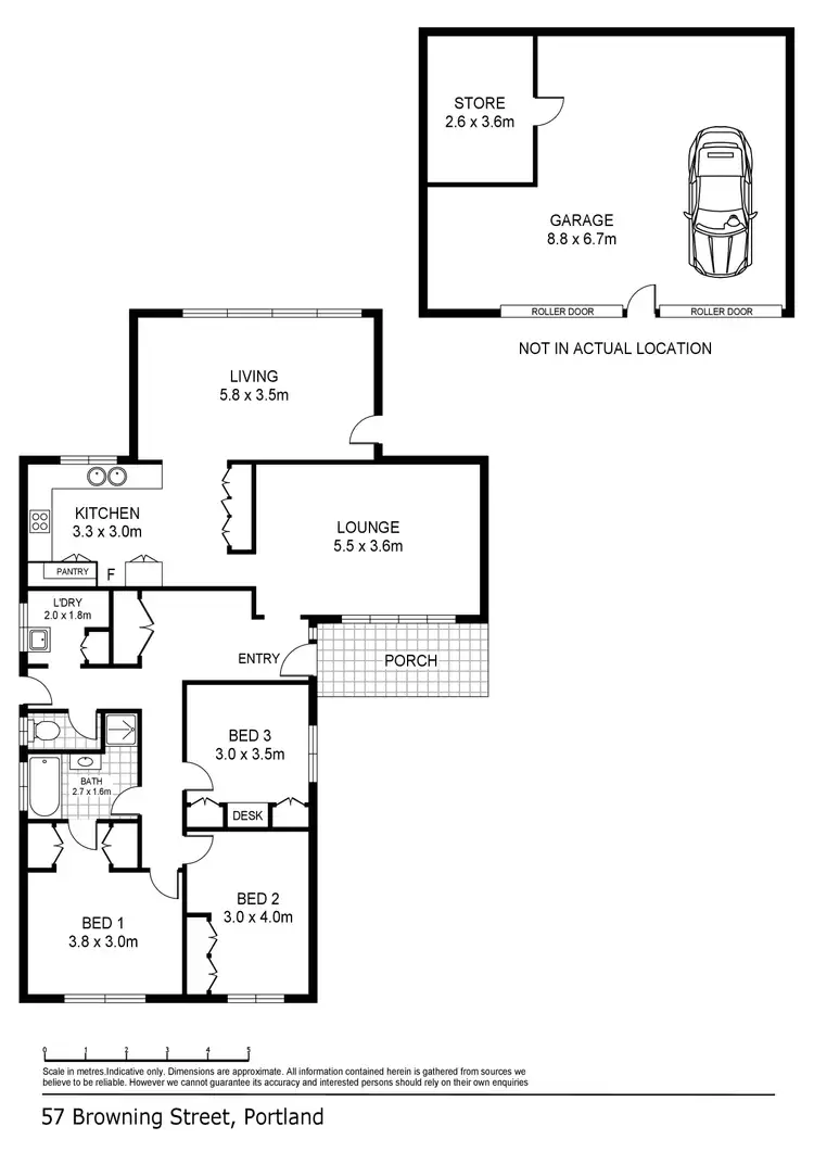 Floorplan of Homely house listing, 57 Browning Street, Portland VIC 3305