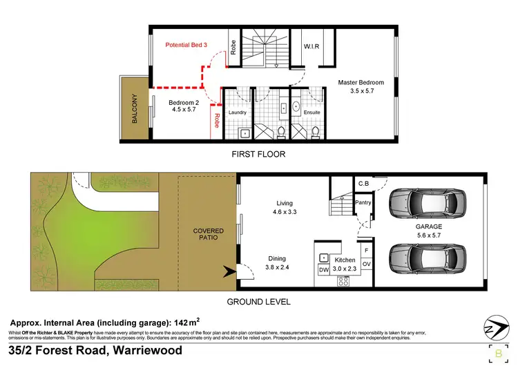 Floorplan of Homely townhouse listing, 35/2 Forest Road, Warriewood NSW 2102
