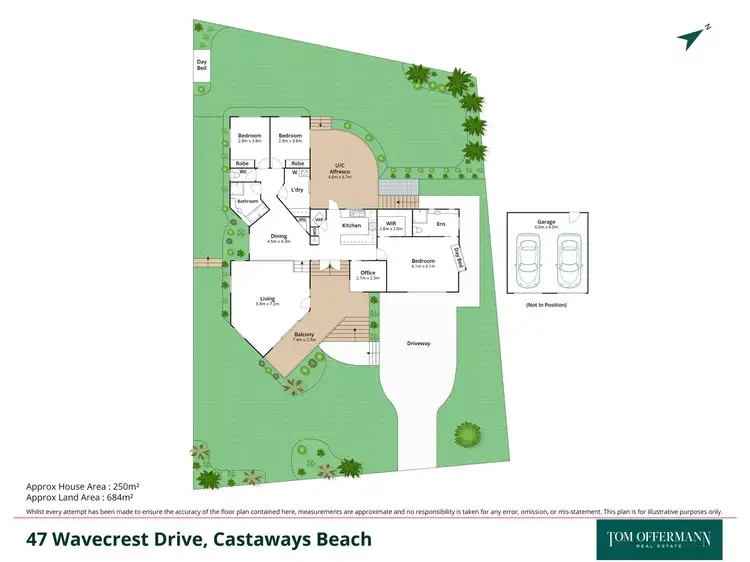 Floorplan of Homely house listing, 47 Wavecrest Drive, Castaways Beach QLD 4567