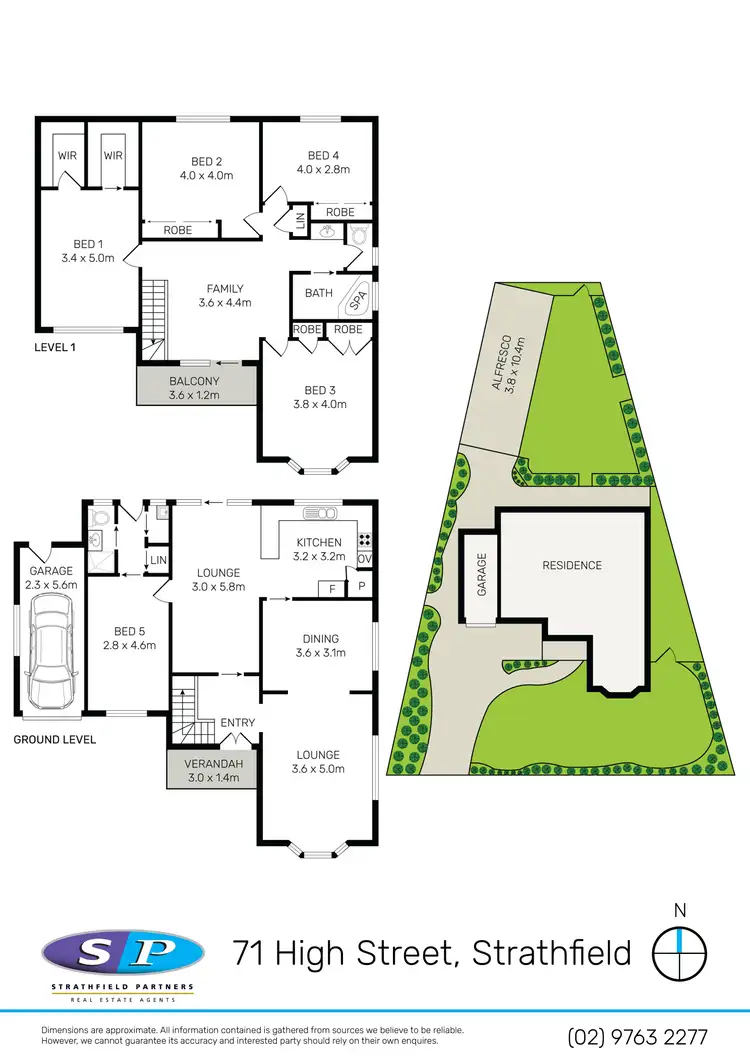Floorplan of Homely house listing, 71 High Street, Strathfield NSW 2135