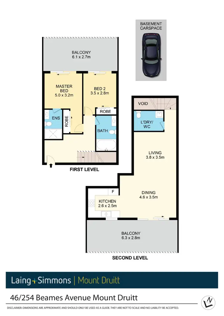 Floorplan of Homely unit listing, 46/254 Beames Avenue, Mount Druitt NSW 2770