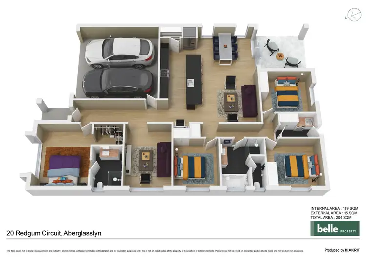 Floorplan of Homely house listing, 20 Redgum Circuit, Aberglasslyn NSW 2320