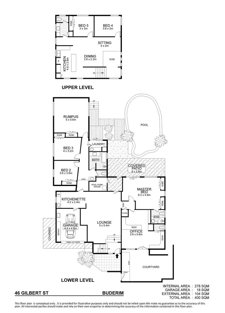 Floorplan of Homely house listing, 46 Gilbert Street, Buderim QLD 4556