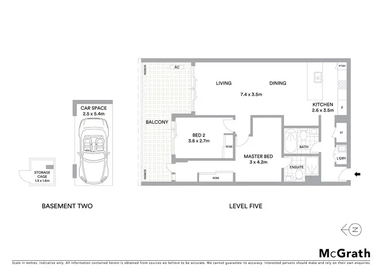 Floorplan of Homely unit listing, 509/564 Princes Highway, Rockdale NSW 2216