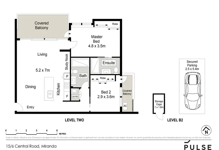 Floorplan of Homely apartment listing, 15/6 Central Road, Miranda NSW 2228