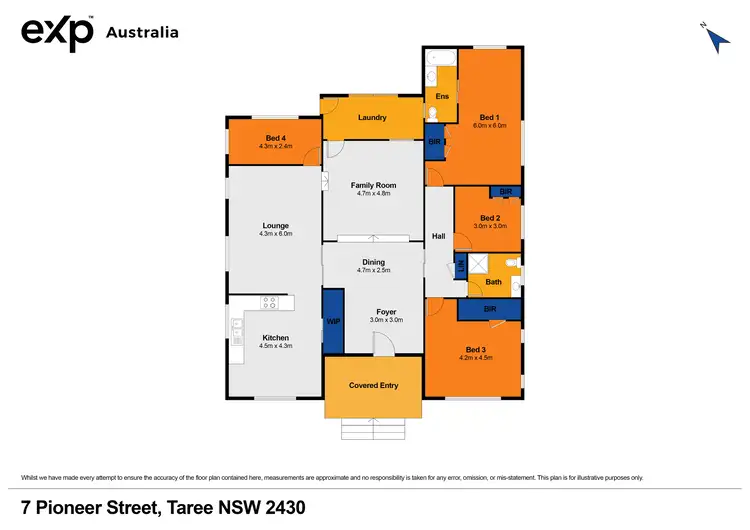 Floorplan of Homely house listing, 7 Pioneer Street, Taree NSW 2430