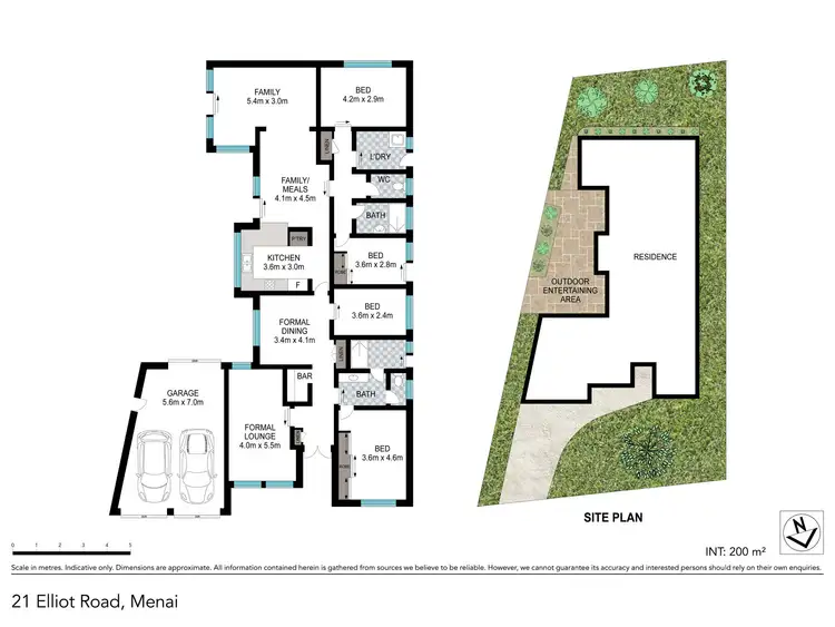 Floorplan of Homely house listing, 21 Elliott Road, Menai NSW 2234