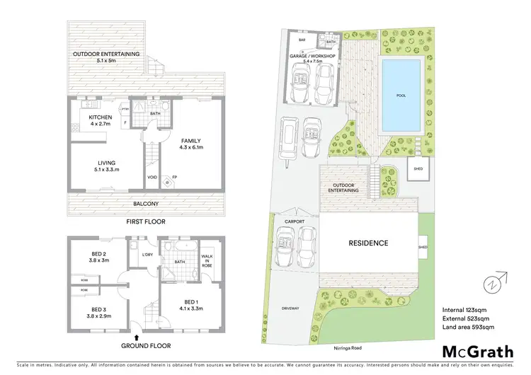 Floorplan of Homely house listing, 14 Nirringa Road, Summerland Point NSW 2259