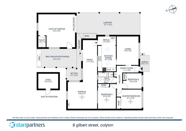 Floorplan of Homely house listing, 6 Gilbert Street, Colyton NSW 2760